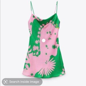 Cowl neck slip dress